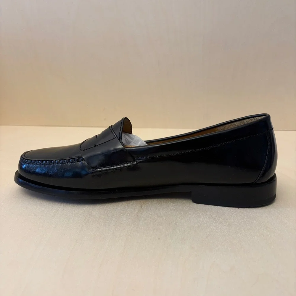 Cole Haan Pinch Prep Penny Loafers Mens 11 Black Slip On Dress Shoes New